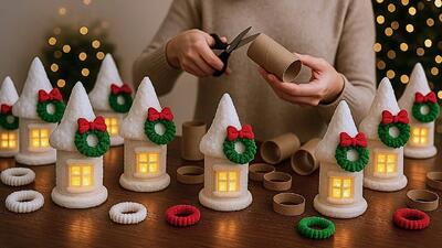 ایده خلاقانه با رول مقوایی و کش مو!