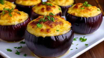  دیگه بادمجان سرخ نکنید / ناهار روز جمعه با تخم مرغ و بادمجان