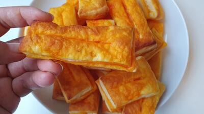  با خمیر و عسل و زعفران شیرینی زبون ۳ سوته درست کن