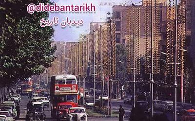  خیابان ویلا تهران در سال ۱۳۴۶+عکس