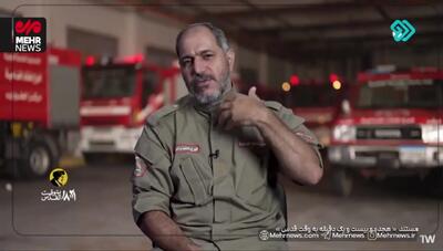  لحظه پیدا شدن پیکر شهید حسن نصرالله+ فیلم