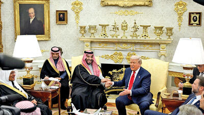  سوغات بن‌سلمان از سفر واشنگتن