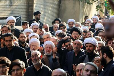  مراسم تشییع فرزند حجت‌اسلام صدیقی برگزار شد + تصاویر