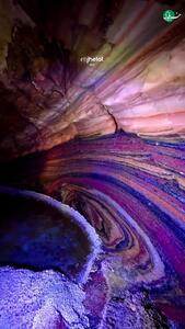  زیباترین غار نمکی ایران + فیلم