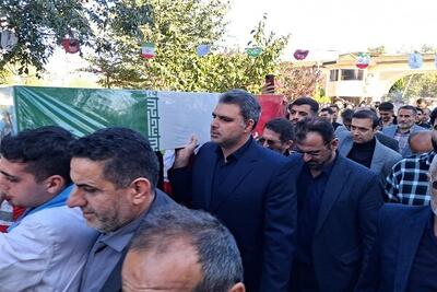  مراسم باشکوه استقبال از شهدای گمنام در دانشگاه آزاد اسلامی واحد نور برگزار شد