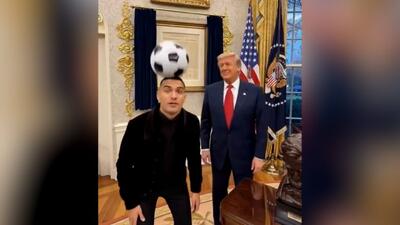  ویدیو دونالد ترامپ از دیدار با رونالدو با استفاده از هوش مصنوعی