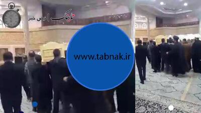  مراسم  تشییع جنازه محمد مهدی صدیقی پسر کاظم صدیقی