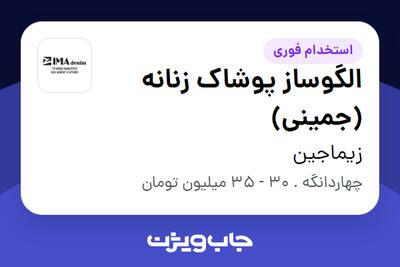  استخدام الگوساز پوشاک زنانه (جمینی) در زیماجین