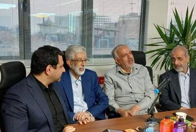  عکس/ حضور حدادعادل همراه با احمد مسجدجامعی در