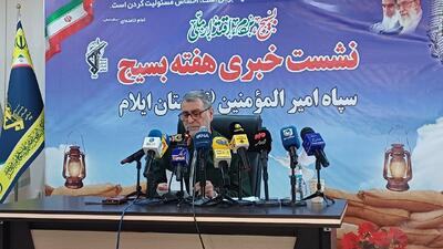  سردار حسینی: ۶۶ برنامه طی هفته بسیج در ایلام برگزار می شود