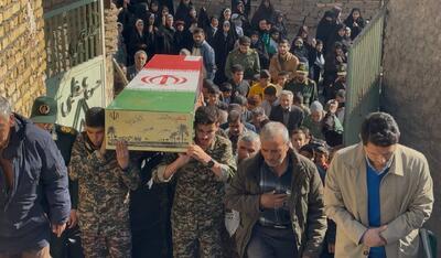  تشییع شهید گمنام در شهر جدید مزرج