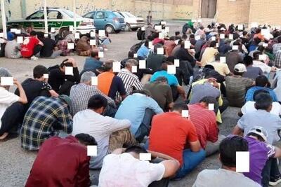  جمع آوری بیش از ۱۰۰۰ تبعه بیگانه غیرمجاز و معتاد متجاهر در زاهدان