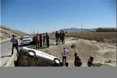  دو کشته در واژگونی مرگبار پژو در جاده کاشان- موته