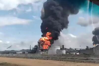  انفجار و آتش‌سوزی در تاسیسات نفتی ونزوئلا