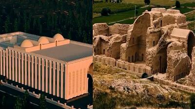  بازسازی دیجیتال کاخ اردشیر بابکان را ببینید