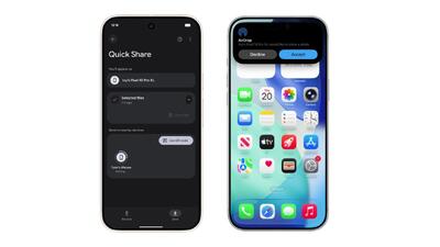  گوگل دیوار بین اندروید و iOS را شکست؛ Quick Share با اپل سازگار شد