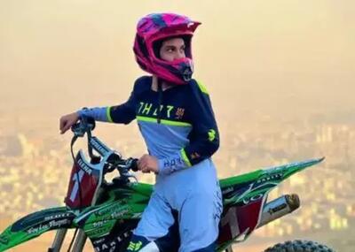  سانحه تلخ برای دختر موتورسوار در ‌پیست آزادی