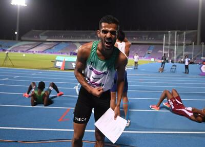  دونده ٨٠٠ متر ایران در ریاض طلایی شد