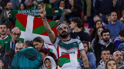  سرود ملی فلسطین در قلب اروپا + فیلم