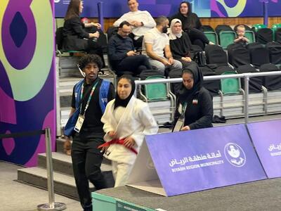  پیروزی قهرمان جوجیتسو زنان ایران برابر حریف مراکشی