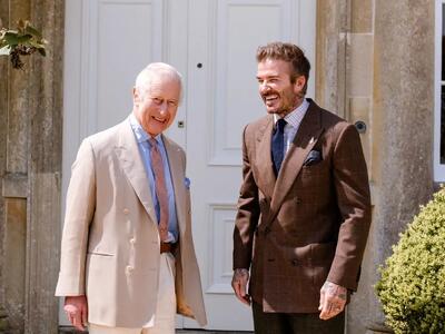  همکاری سردیوید بکام و پادشاه چارلز؛ ستاره منچستر در باغ چلسی