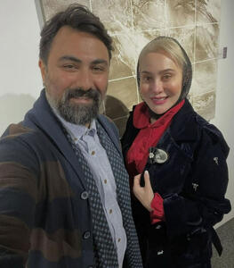  متن عاشقانه آرام جعفری برای همسرش به مناسبت روز جهانی مرد