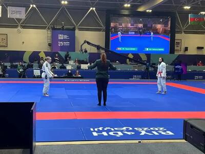  برنز جوجیتسو ریاض بر گردن یاسمین نظری (فیلم)