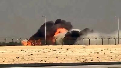  سقوط جنگنده هندی هنگام پرواز در نمایشگاه هوایی دوبی ۲۰۲۵ (فیلم)