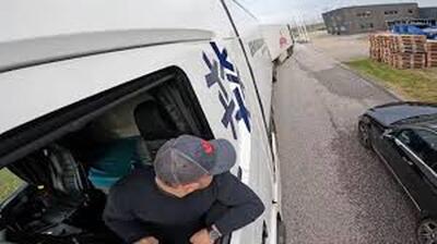  ویدئویی که از مهارت یک راننده تریلی وایرال شد