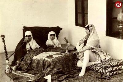  تصویری از «زنان حرمسرا» در چادر ناصرالدین شاه