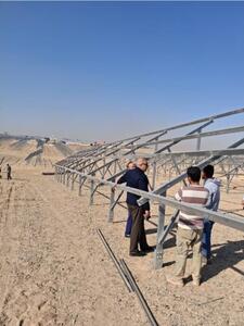  آغاز عملیات احداث نیروگاه خورشیدی ۶۳ مگاواتی در شهرک صنعتی شمس‌آباد