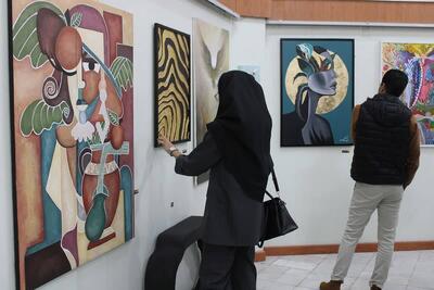  برپایی نمایشگاه نقاشی «وقتی سکوت شکل گرفت» در شهرکرد