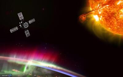  ابرطوفان خورشیدی سپر پلاسما زمین را فشرد