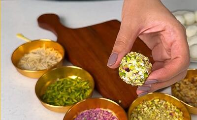  طرز تهیه توپک پنیر شانسی ادایی / پنیر میز مزه و صبحانه