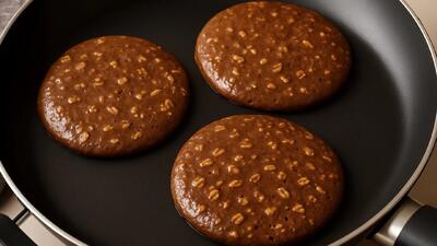  تهیه شده از بلغور جو دوسر در ۵ دقیقه/ بدون شکر و بدون تخم مرغ و بدون گلوتن یک صبحانه سالم و خوشمزه!