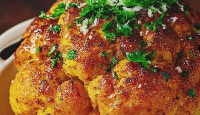  راز این گل کلم طلایی چیه؟ این نتیجه فقط با ادویه