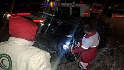  جزئیات تصادف مرگبار پراید با دو تریلی در اتوبان زرندیه – تهران | اقتصاد24