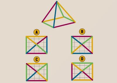  تست هوش: کدام نمای بالای هرم درست می باشد؟ سریع فکر کنید و در عرض 7 ثانیه پاسخ دهید!