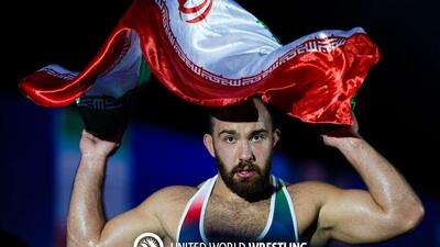  زارع هشتمین طلای کشتی ایران را ضرب کرد
