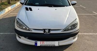  آخرین فرصت مزایده 300/000/000 تومانی پژو 206 اتومات 89  کارکرده (دولتی)