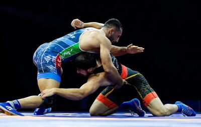  قهرمان جهان، اسیر کشتی‌گیر ایرانی؛ آذرپیرا مقتدرانه طلایی شد