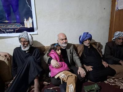  استاندار خوزستان با خانواده مرحوم محمد غراوی در شادگان دیدار کرد