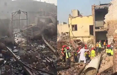  انفجار در کارخانه مواد شیمیایی پاکستان ۱۶ نفر را به کام مرگ فرستاد