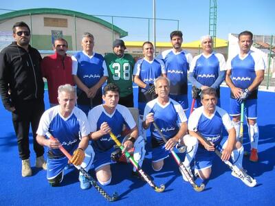  کسب مدال نقره همدان در مسابقات هاکی قهرمانی پیشکسوتان کشور