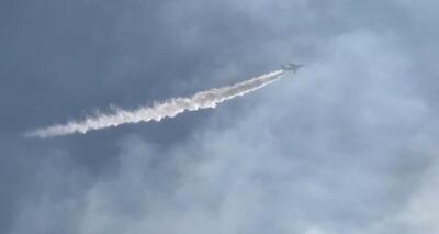  هواپیمای ایلیوشین با دو پرواز عملیات اطفای حریق را در «الیت» به نمایش گذاشت