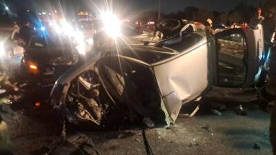  پرواز مرگبار خودروها در دل شب؛ سرعت، باز هم جان گرفت