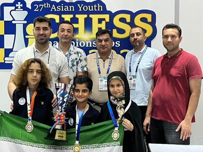  شروع موفق ایران در مسابقات شطرنج نوجوانان آسیا ۲۰۲۵ با کسب ۳ مدال