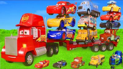  کارتون ماشین بازی کودکانه ،ماشین های اسباب بازی مک کوئین و سالی مسابقه ماشین