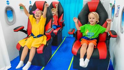  برنامه کودک جدید ولاد و نیکی | چالش هواپیما بازی | بانوان سرگرمی کودک