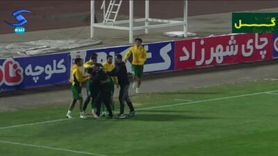  گل دوم شمس آذر قزوین به نیروی زمینی (دبل میلاد سورگی)